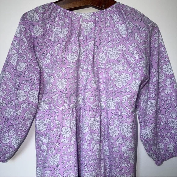 Tuckernuck Exclusive Violet and Indigo Nila Dali Dress by SZ Blockprints - Picture 10 of 13